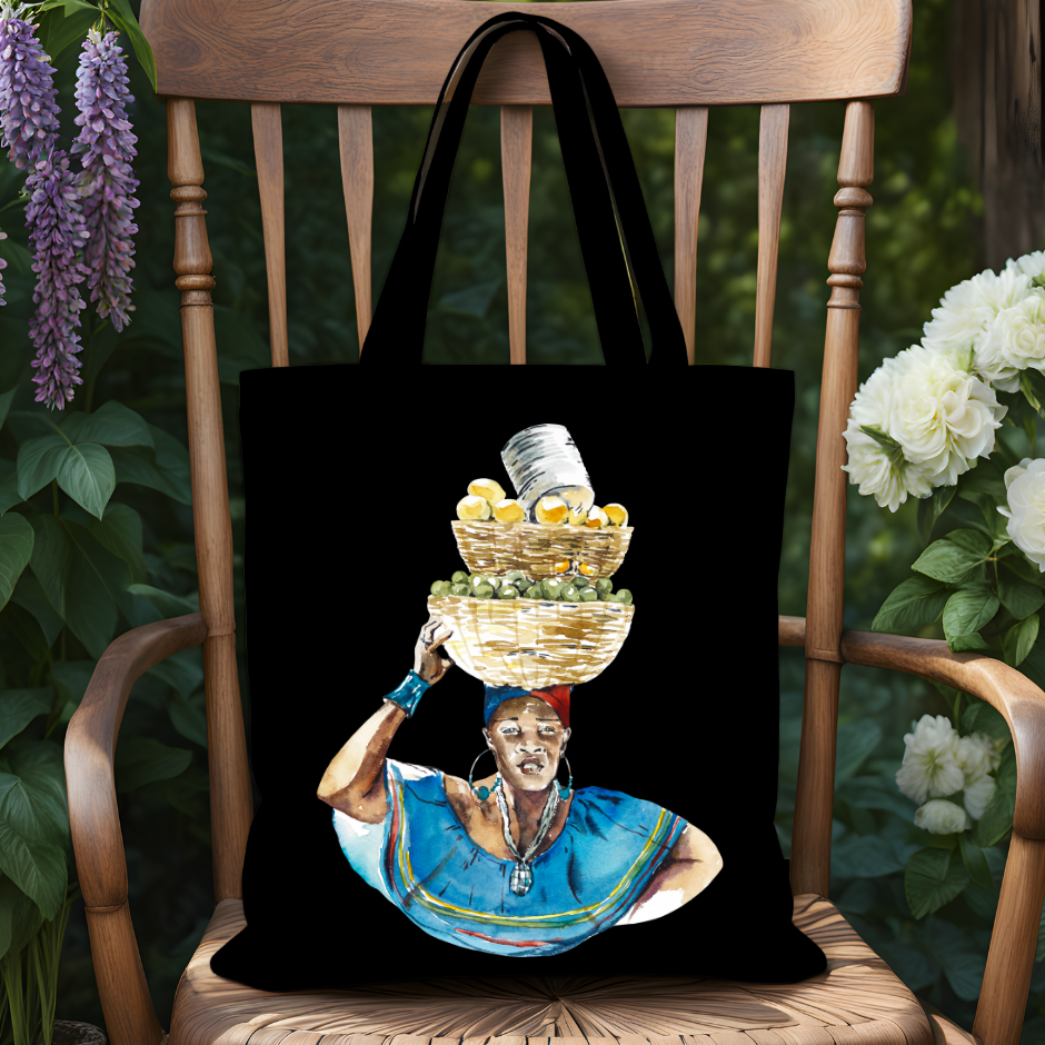 Tote Bag Avec motif Haïti