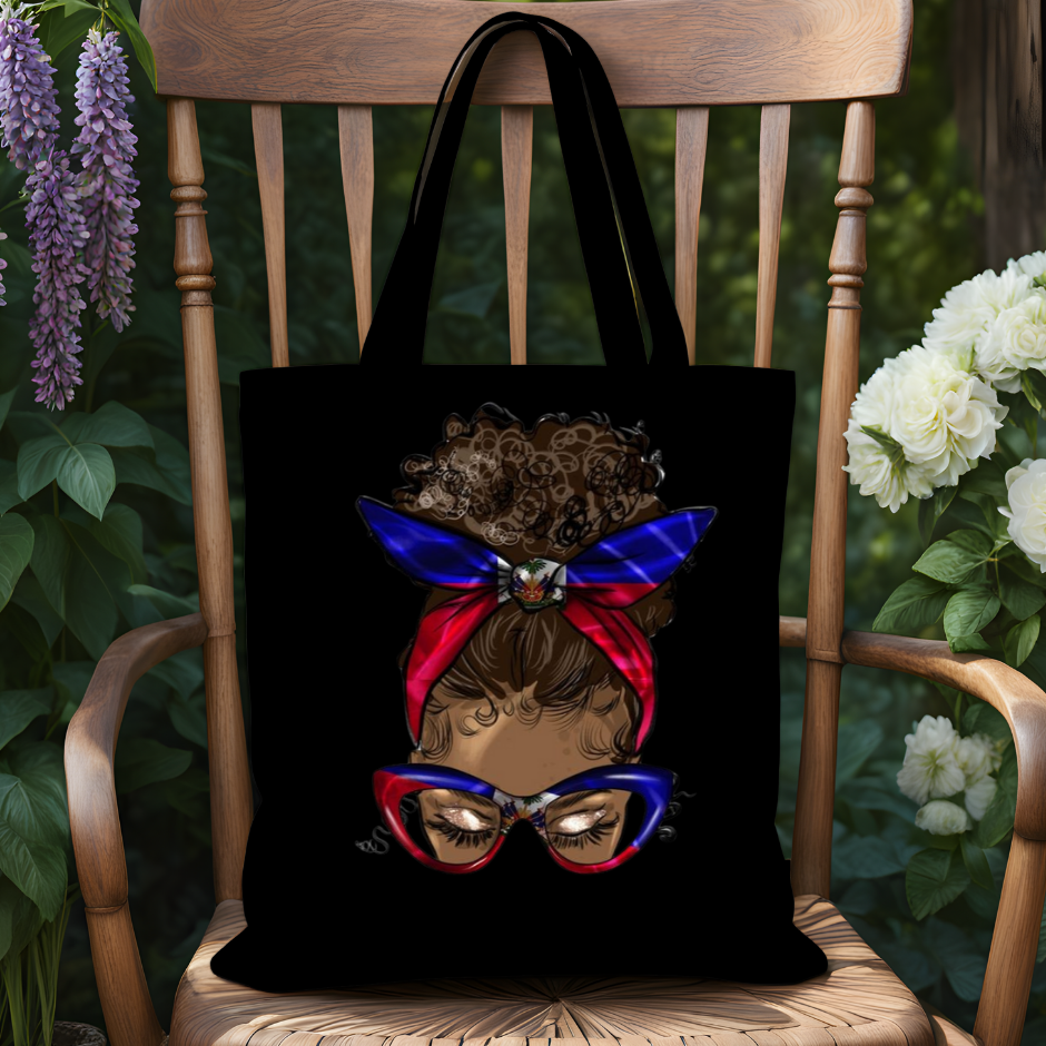 Tote Bag Avec motif Haïti