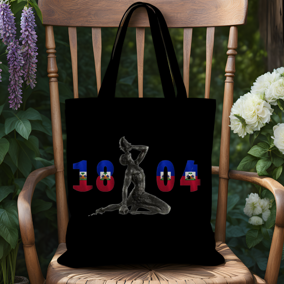 Tote Bag Avec motif Haïti